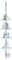BAOYOUNI Shower Caddy Tension Pole 4 Tier Corner Telescopic Bathroom Shelf Space Saver Extendable Storage Rack Stand Organizer Floor to Ceiling Tidy Rail Height Adjustable - Ivory