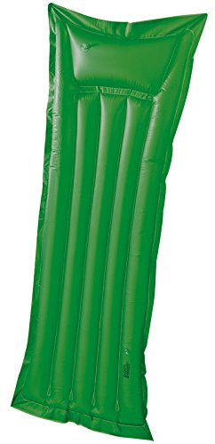 Markenlos Luftmatratze ca. 182x69cm, Phthalat-frei, Farbe: grün, für Kinder ab 36 Monaten, mit Luftpumpe
