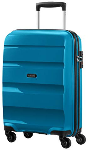 American Tourister BON AIR - Spinner S, Bagaglio a mano, 55 cm, 31.5L, Blu (Seaport Blue)