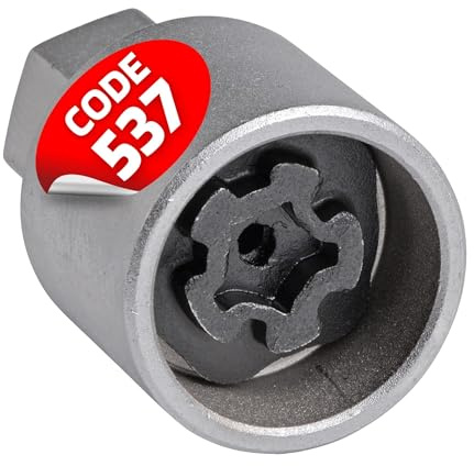 SW-Stahl 02383L-17 Felgensicherung VW Adapter 537 - Felgenschloss | Spezial-Adapter 537 für Original Volkswagen Felgensicherungen, passgenauer Radschrauben-Einsatz, robuste Werkstattqualität