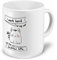 printplanet XXL Riesen-Tasse mit Spruch: I Work Hard so My cat can live a Better Life - Kaffeebecher, Sprüchebecher Becher, Mug