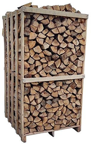 acquaverde | Legna da ardere di Faggio in Tronchetti da 25 cm, Secca e pronta all'uso per Riscaldamento, Stufe, Caminetti e Barbecue (Pedana, 700 Kg)