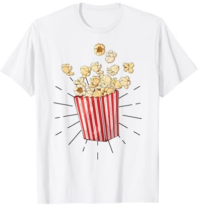 Fasching & Karneval - Retro Popcorn Kostüm T-Shirt