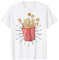 Fasching & Karneval - Retro Popcorn Kostüm T-Shirt