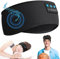 LC-dolida Schlafkopfhörer Bluetooth 5.4, Schlaf Stirnband Kopfhörer Headband Schlafmaske, Sportskopfhörer Musik schlafen Stirnband für Sport Training, Joggen, Yoga, Reisen