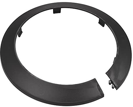 sourcing map Lot de 2 cache-tuyaux décoratifs en plastique PP pour radiateur - 110 mm - Noir