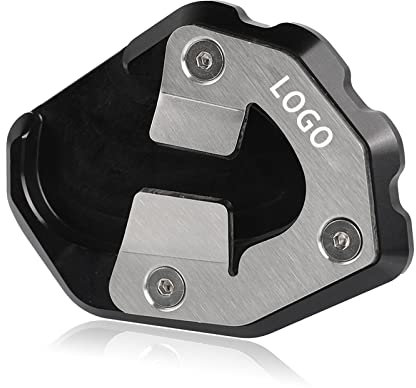 1290 Super Duke R 2019-2024 Motorrad Seitenständer Vergrößern CNC Kickstand Für 1290 SuperDuke R EVO 2020 2021 2022 2023 2024(Schwarz)