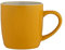 Price & Kensington Tasse aus Steingut | Senfgelb | 330 ml | mit zweifarbigem, massivem Glasurdekor | Spülmaschinen- und mikrowellengeeignet | Steingut Kaffeebecher | Cappuccino Tassen