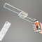 BRILONER - LED Deckenlampe Smart Home, funktioniert mit Alexa, Fernbedienung, LED Lampe, Deckenleuchte, Wohnzimmerlampe, Schlafzimmerlampe, Deckenbeleuchtung, 110x24,8x7,8 cm, Alufarbig