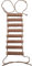 Katzenklettergerüst Outdoor Katzenbaum Wand Kletterbrücke Kletterseil Leiter für Katze Haustiere Klettergerüst für Wand Katze Wand Möbel Hanfseil 50,8 cm Leiter