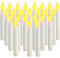 LED Candle Light, 24 pcs Battery Operated Flameless LED Taper Candles Light for Wedding Birthday Churches Party Decorations