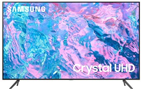 Samsung 50-Inch Class Crystal UHD CU7000 Series PurColor, Object Tracking Sound Lite, Q-Symphony, 4K Upscaling, HDR, Gaming H