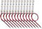 HUAZIZ 12 Pcs LED Hausbeleuchtung 5 cm Warmweiss mit Kabel 20cm 12-18V, Modellbau Led Beleuchtung, Micro Modellbau, Beleuchtung Modellbau h0, beleuchtung, 3-LED 2835