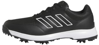 adidas Tech Response 3.0 Wide Golf Shoes, Zapatos Hombre, Core Black/Core Black/Cloud White, 45 1/3 EU