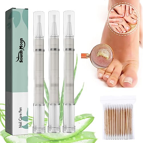 Health Nail Care Pen, Nail Care Pen, Nail Care Quick and Effective for Nails and Toenails (3 Pieces)