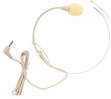 Sxhlseller Mikrofon, EY-528 Tragbares, Ultrakleines, Am Kopf Getragenes Mikrofon Einohr-Bass-Headset mit Schraubverschluss