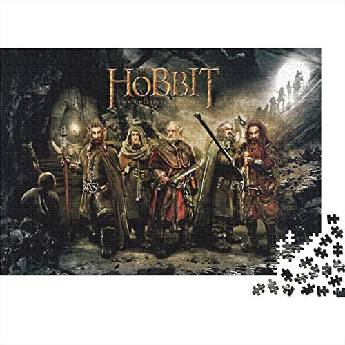 Der Hobbit Puzzle 500 Teile,Puzzles Für Erwachsene,Unmögliches Puzzles Spielzeug, Bunte Fliesen Spiel,Der Hobbit 500 Puzzle Dekoration Jugendliche Geschenke Puzzle 500pcs (52x38cm)
