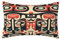 Kissenbezug 40x60cm 2er Set Wetterfest Outdoor Kissen Indischer Stil Kissenbezüge, Rechteckig Couch Kissen Weinlese Gartendeko Kissenhülle Herbst Outdoorkissen DekoKissen für Patio Balkon Deko,L498