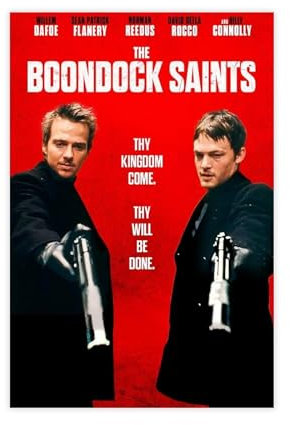 ALNILA Filmposter Boondock Saints 2, Leinwand-Poster, Wandkunst, Dekordruck, Bild, Gemälde für Wohnzimmer, Schlafzimmer, Dekoration, ungerahmt, 30 x 45 cm