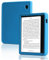 Mingfeng Étui de protection pour liseuse électronique Kobo Libra2 en silicone léger 7 Kobo Libra H20 souple couverture arrière anti-chute sac à dos électrique (bleu)