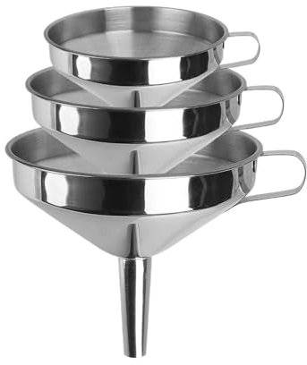 Entonnoir à large bouche en acier inoxydable, for Bar, vin, bière, huile, flacon, outils de cuisine avec filtre détachable, entonnoir métallique (Color : 1 inch x 8 TPI 50MM)