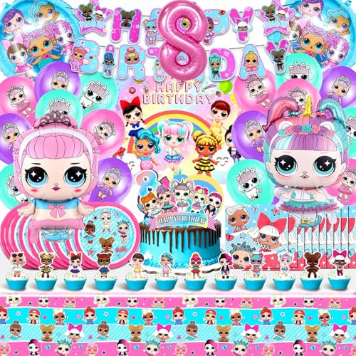 Compleanno Lol Kit Decorazioni, Palloncini Lol 8 Anni, Lol Decorazioni Feste Bambina, Decorazioni Torta Lol, Sfondo Compleanno Lol, Piatti Carta Lol, Tovaglia Lol Compleanno, Tovaglioli Lol Festa