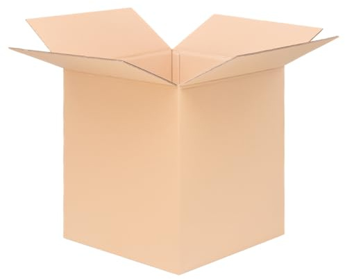 verpacking Faltkartons 600 x 600 x 600 mm Braun (Innenmaß 588 x 586 x 579 mm) KK 122 2-wellig Großer Versandkarton DHL Paket DPD GLS Hermes Paket stabile Kartons (70 Stück)
