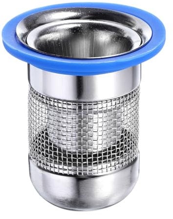 sourcing map Shower Floor Drain Odor Preventer, 62 x 45mm/2.4 x 1.8 One Way Drain Valve Sewer Core Stainless Steel Floor Drain Anti-Odor Plugs for Bathroom Kitchen Balcony
