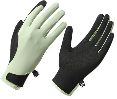 Nubamzy Sonnenhandschuhe für Herren, UV-Schutz, Fäustlinge, Sonnenschutz, Fäustlinge, schmutzabweisend, atmungsaktiv, seidig, kühlend, komfortabel, mit hoher Elastizität für Bergabenteuer für Männer