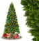 FIVMEN Weihnachtsbaum Künstlich mit Beleuchtung 180 cm PVC/PE Tannenbaum Christbaum Naturgetreu mit Bunt LED und Metallhalterung Weihnachtsbäume Christmas Tree Weihnachtsdeko