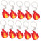 Amosfun 10st Feuerwehrdekoration Feuerwehrmann-partydekoration Feuerschmuck Feuerlöscher-schlüsselanhänger Lkw-party-dekorationen Feuerwehrauto-mittelstückstab Feuerzauber Pvc-weichkleber