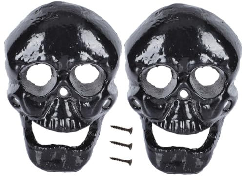 Cabilock 2 Stück Flaschenöffner gruselig Ornamente Fledermäuse Korb Grunge halloween party bieröffner beer opener bier opener Halloween -Partyzubehör wandmontierte Öffner Eisen Black