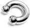 Prince Albert Jewelry Piercing circulaire en titane pour les parties génitales masculines et le septum du nez 12 g à 00 g Certifié par Sheffield Assay Office, 12G (2.0mm) x 14mm (9/16), Titane, Pas