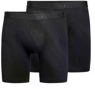 FALKE Herren Daily Comfort Long Leg 2-Pack Boxershorts bequeme Unterhose hautfreundlich mit Stretch und elastischem Gummibund im Multipack schnelltrocknende atmungsaktive nachhaltige Baumwolle 2 Stück