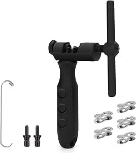 Kettennieter Fahrrad Fahrradketten Nieten Fahrradkette Reparatur Set für 6 bis 12-Fach und Singlespeed Ketten, Fahrradkette Werkzeug Entfernen und Anbringen Fahrrad Ketten für Mountainbike, Citybike