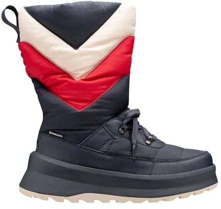 Helly-Hansen Aspen Boot - Women's Insulated Waterproof Footwear, Ideal for Cold Weather, Stylish and Durable Winter Choice, 597 Navy/Cream, 4.5 UK