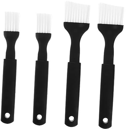 Alipis 4stücke Teiliges Von Kunststoff-pinseln Für BBQ Grillen Und Backen Große Und Kleine Bürsten Mit Komfortablem Griff Hitzebeständig Und Spülmaschinenfest