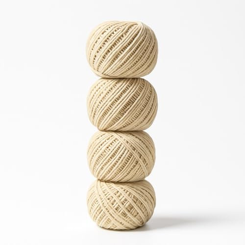 Spago di cotone per decorazione fioristica fai da te per impacchettare, impacchettare, impacchettare, impacchettare dolci, macellai, artigianato, corda decorativa per legare carne, palline da cucina