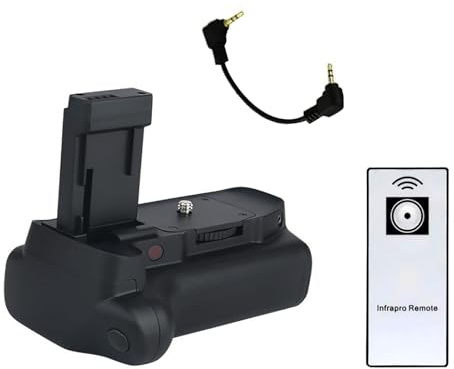 1100D Vertical Battery Grip IR Control Support Contactless Shooting Fit for Canon 1300D 1200D 1100D T6 T5 T3 Cameras