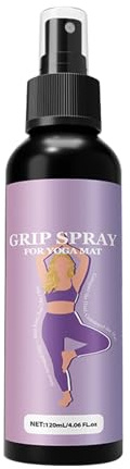 Non Slip Yoga Mat Spray - Non Slip Shoe Spray, Yoga Mat Cleaner Spry, 120ml Racket Friction Enhancer | Mat Grip Sprrays