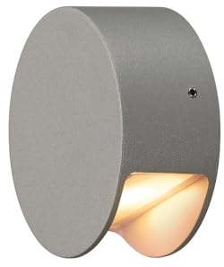 SLV 231012 Pema LED Wandleuchte, 4,3 W, Silbergrau, 4.2 x 4.2 x 9 cm