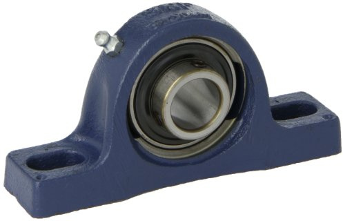 SKF Pillow Block Kugellager, 2 Schrauben, Wirbel Sicherung Halsband, non-expansion Typ, Kontakt Flinger Dichtungen, Gusseisen, metrisches, 20mm Shaft, 33.300mm Base To Center Height, 97mm Bolt Hole Spacing Width, 1
