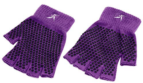 ProsourceFit Grippy Yoga Gloves Improve Your Yoga or Pilates Practice by Creating a Non-Slip Grip to Increase Stability and Reduce Sliding While Holding Poses