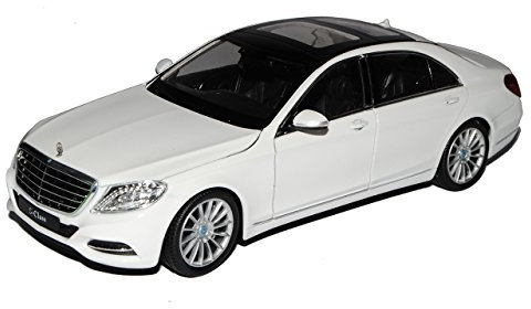 Mercedes-Benz S-Klasse W222 Weiss Limousine Ab 2013 1/24 Welly Modell Auto
