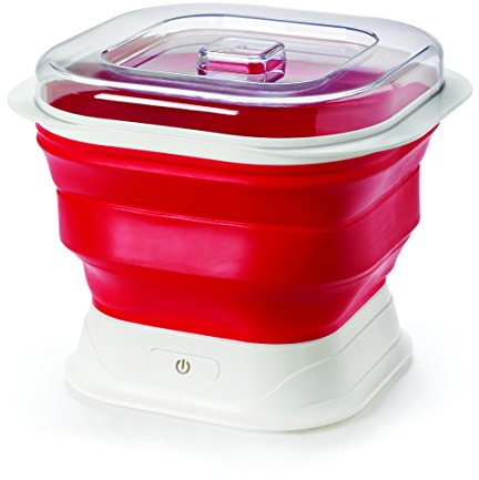 Cuisipro 74735505 Large Folding Yoghurt Maker Red/White