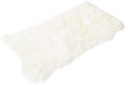 Reissner Lammfelle Tibet Lammfell Auflage TP1 60x120cm Farbe naturweiß JAY01 TP1