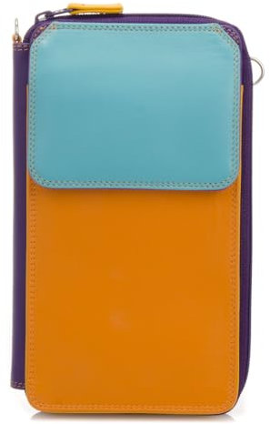 mywalit - Leder Damen Geldbörse - Zip Round Multi with Shoulder Strap - 1220-115 - Copacabana
