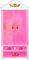 Fat-catz-copy-catz 1x Dolls Pink Plastic Furniture Clothing Wardrobe DollHouse Accessories Suitable for 11-12 Sized Dolls