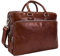Leonhard Heyden Cambridge Zipped Briefcase 2 Compartments L Cognac