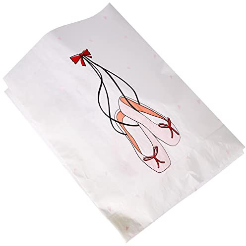 Amscan 9903954 - Papiertüten Kleine Tänzerin, 4 Stück, Größe 14,7 x 21 cm, mit Sticker, Little Dancer, Ballett, Schuhe, Schleife, Geschenktasche, Verpackung, Tüte, Give Away